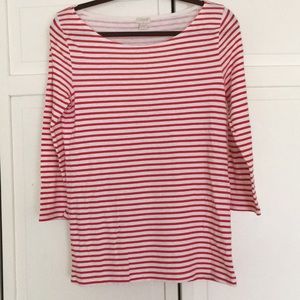 NWOT J Crew 3/4 length sleeve top